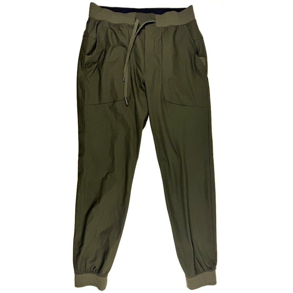 Lululemon ABC Jogger Pants MEN SIZE M DARK OLIVE Warpstreme